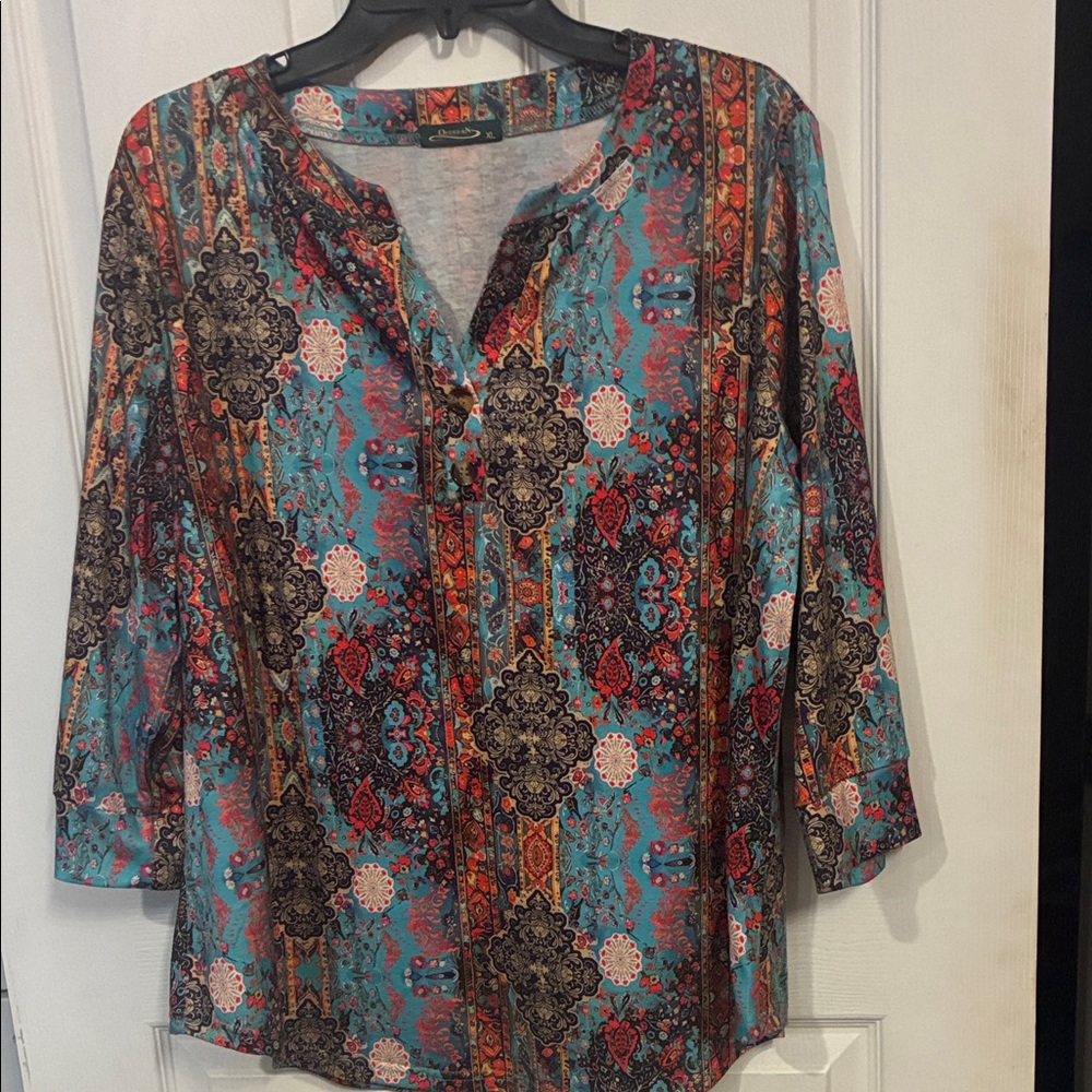 Vibrant Multicolor Women's Blouse